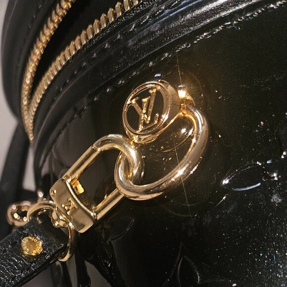 Luis Vuitton black Patent Learher vernis Cannes - Picture 2 of 5